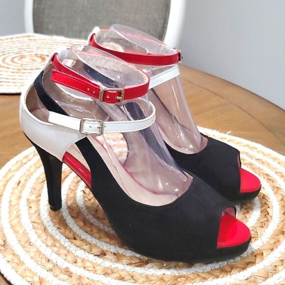 Getmorebeauty Women's Peep Toe high heels - New - Size 40/9.5 - Picture 3 of 11